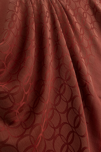 Yonca Logo Tile Naia Jacquard Silk Scarf - Imannoor (1)