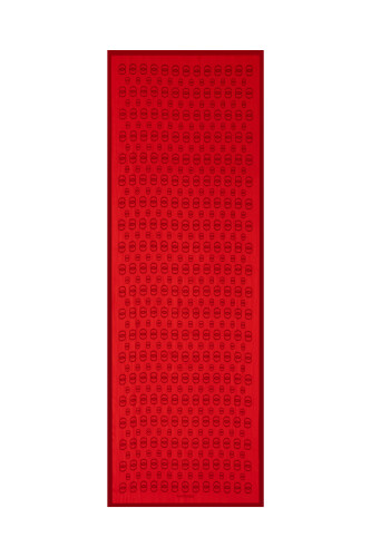 Zincir Baskı Kırmızı Floş Viskon Şal 70x210 