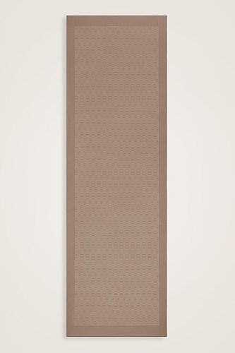 Zincir Desen Bej Pamuk İpek Şal 70x210 - Imannoor (2)