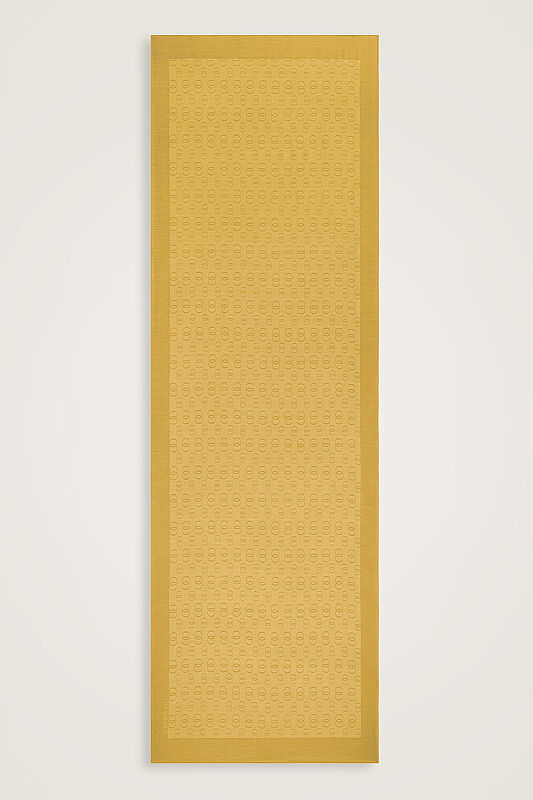 Zincir Desen Hardal Pamuk İpek Şal 70x210 - 2