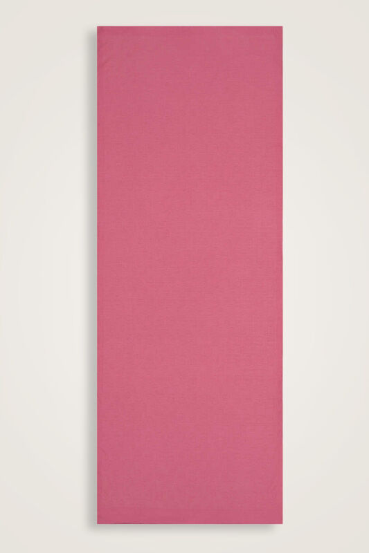 Zincir Desen Pembe Pamuk İpek Şal 70x210 - 1