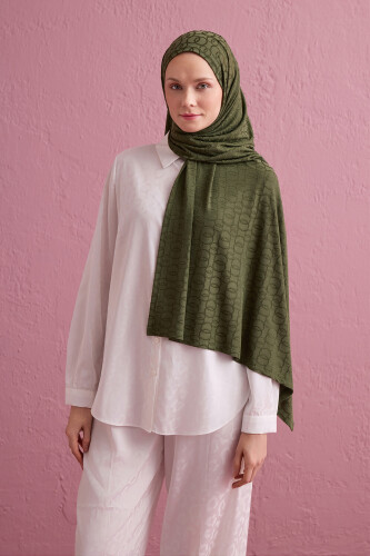 Zincir Jakar Haki Supreme Şal 70x180 