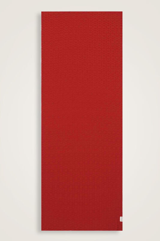 Zincir Jakar Kırmızı Supreme Şal 70x180 - 2