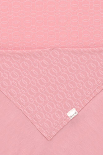 Zincir Jakar Koyu Pembe Supreme Şal 70x180 - 4