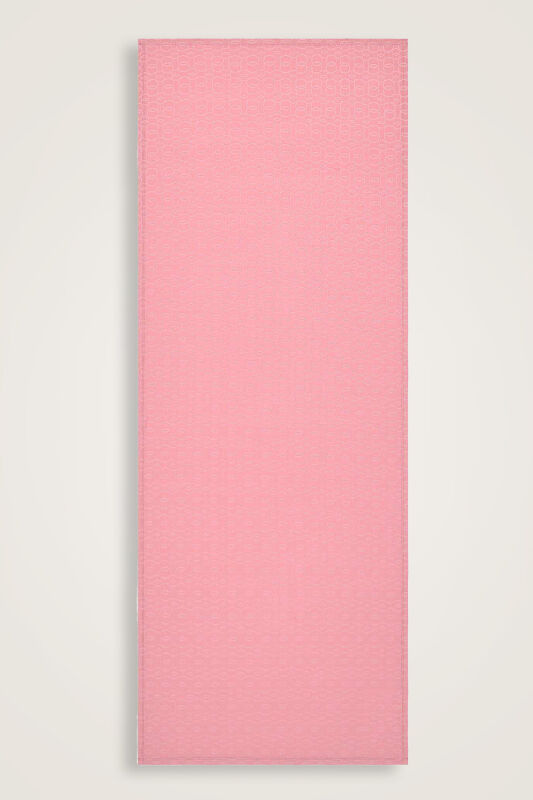 Zincir Jakar Koyu Pembe Supreme Şal 70x180 - 2