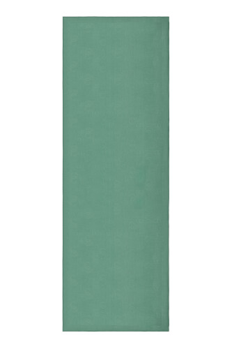  Zincir Kare Nil Yeşili Pamuk İpek Şal 70x210 - 2