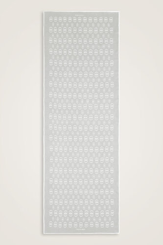 Zincir Logo Çakıl Taşı Pamuk Floş Şal 70x210 