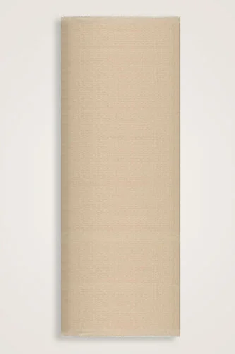 Zincir Monogram Natural Bej Pamuk İpek Şal <br>80x210 