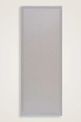 Zincir Monogram Gri Pamuk İpek Şal 80x210 